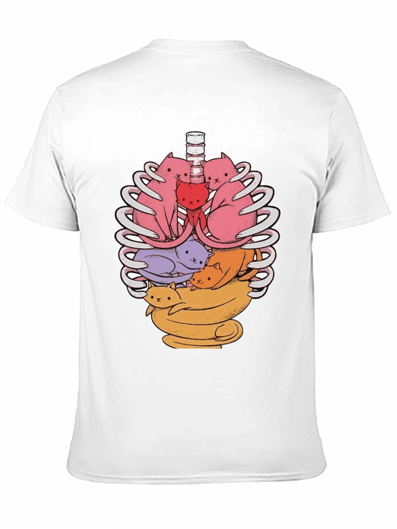 Anatomical Cat Ribcage T-Shirt