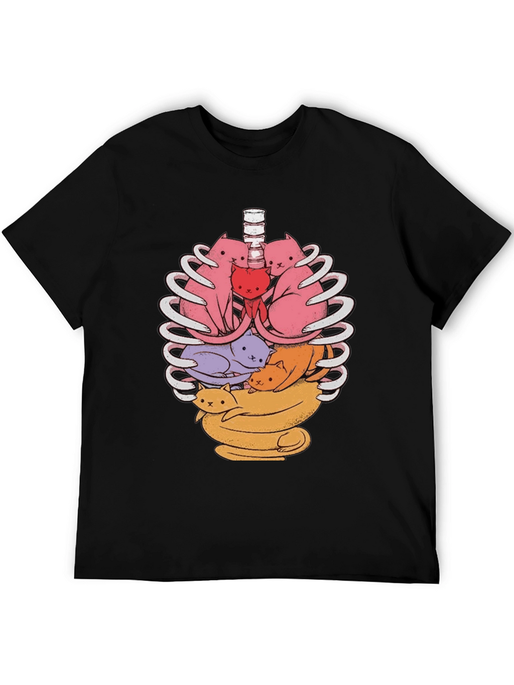 Anatomical Cat Ribcage T-Shirt