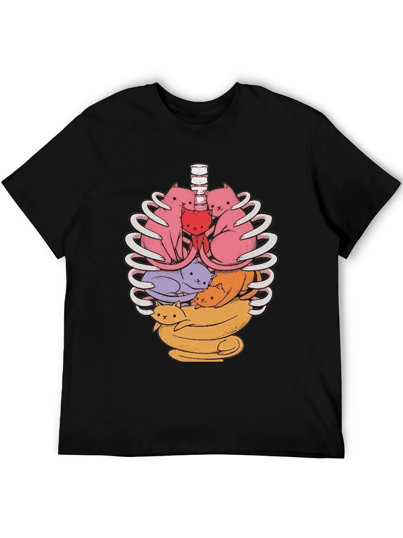 Anatomical Cat Ribcage T-Shirt