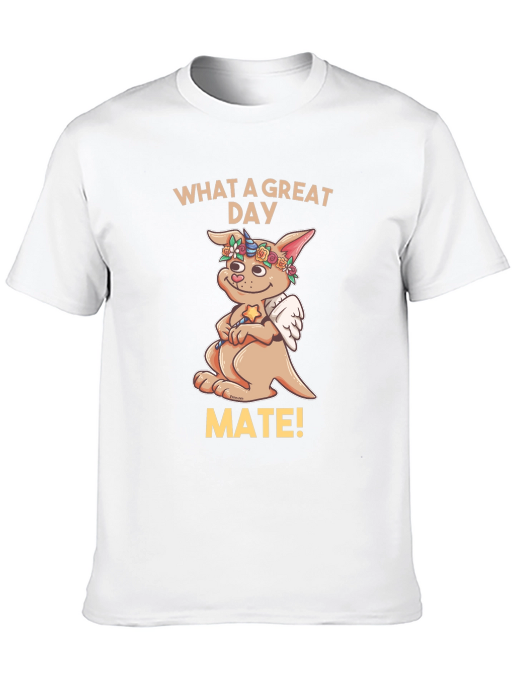 Cute Kangaroo Unicorn Wings T-Shirt
