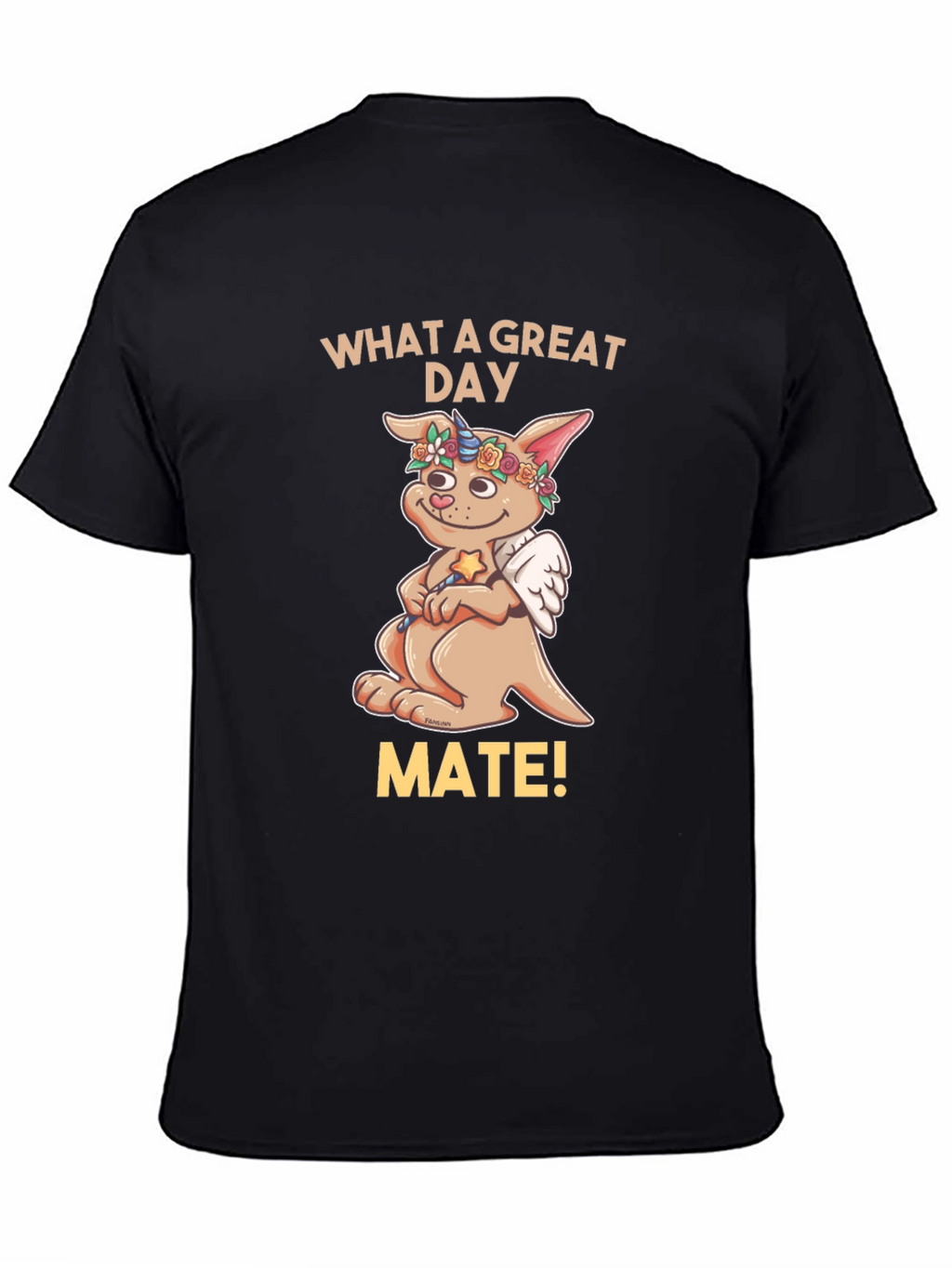 Cute Kangaroo Unicorn Wings T-Shirt