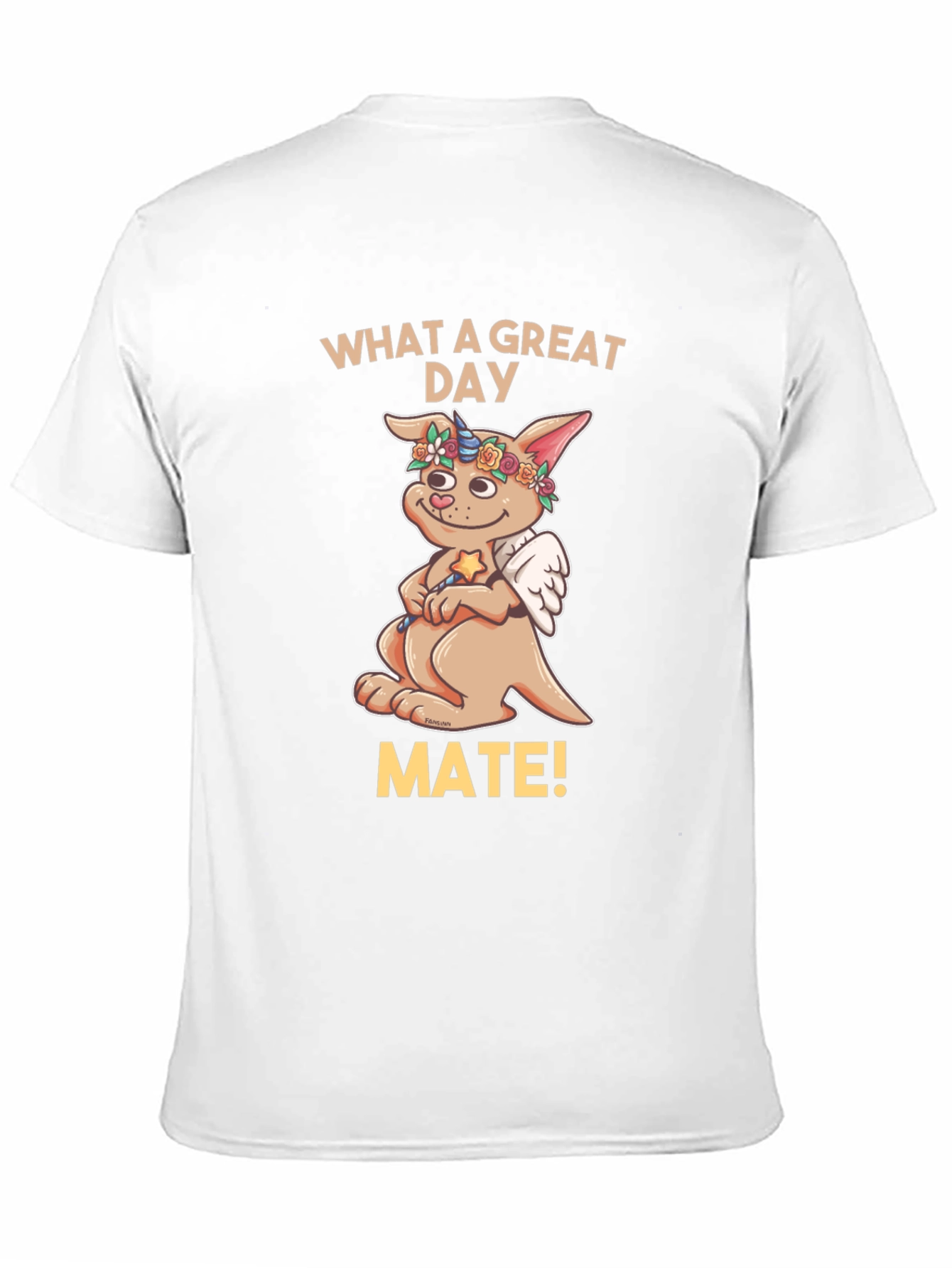 Cute Kangaroo Unicorn Wings T-Shirt