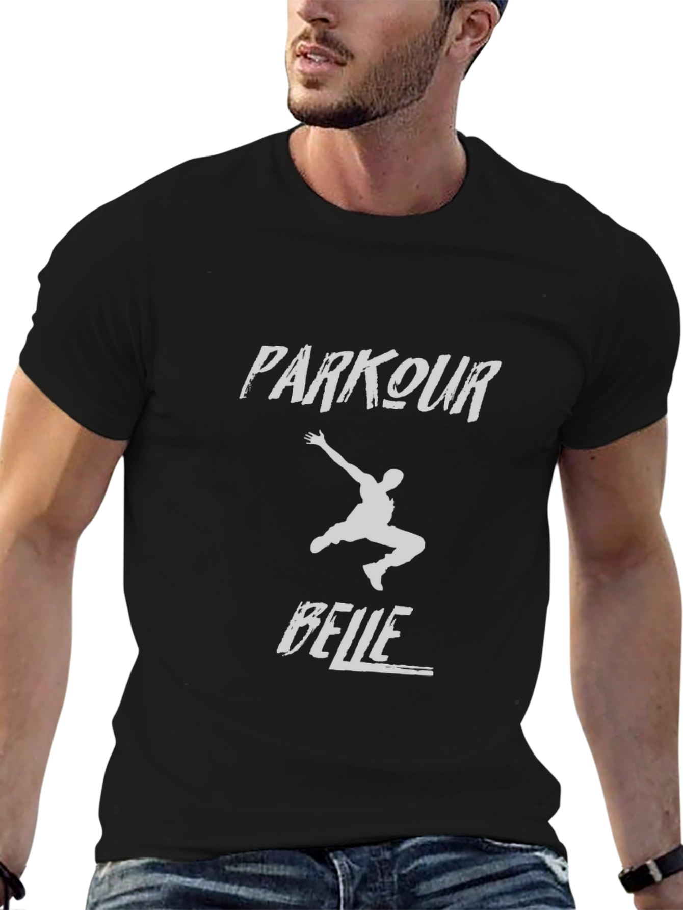 Parkour Belle Black T-Shirt for Urban Athletes