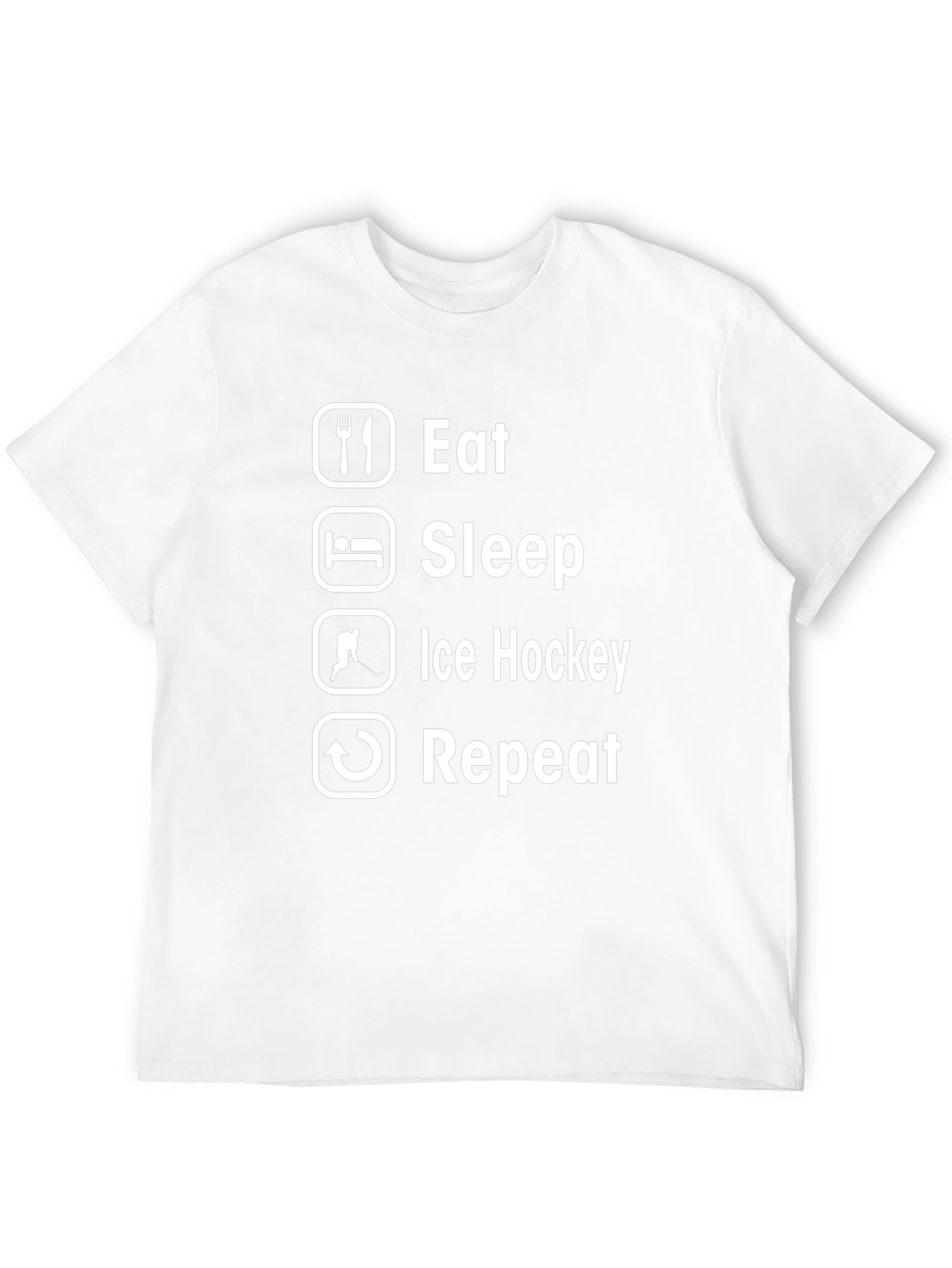 Eat Sleep Ice Hockey Repeat T-Shirt