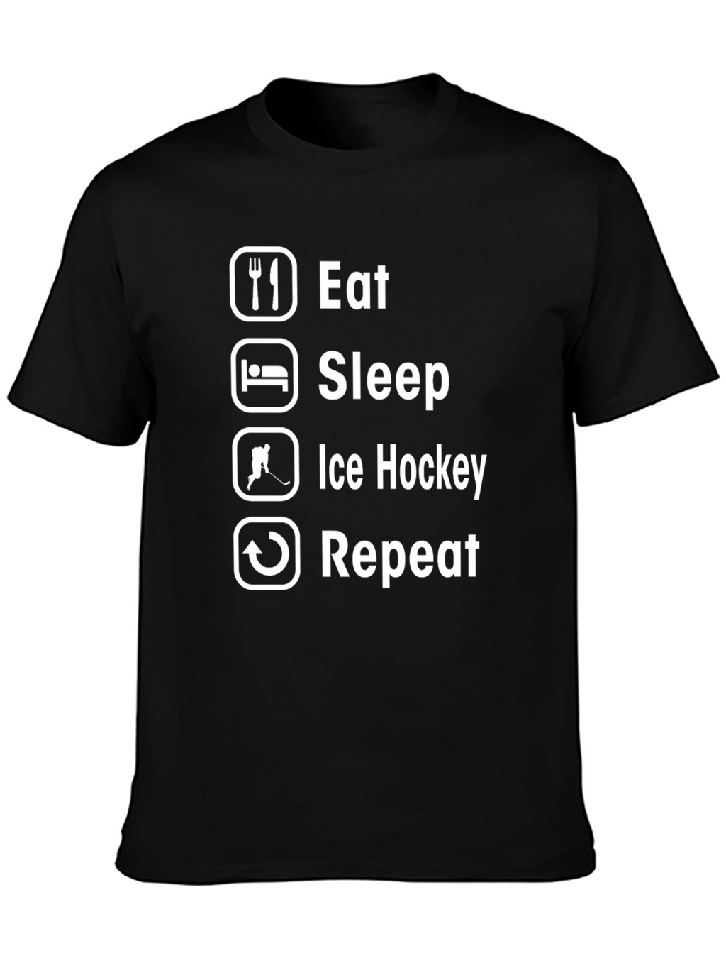 Eat Sleep Ice Hockey Repeat T-Shirt
