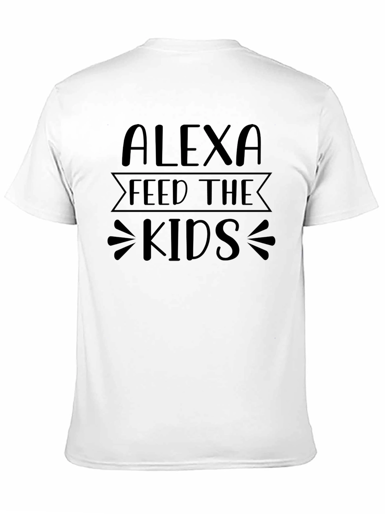 Alexa Feed The Kids Black T-Shirt