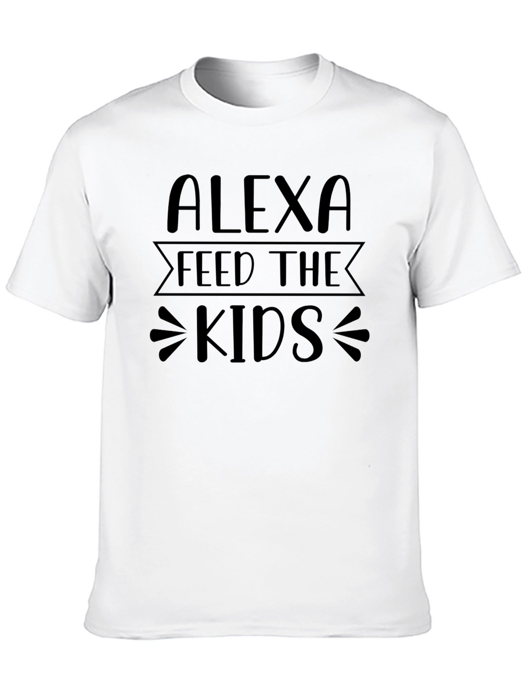 Alexa Feed The Kids Black T-Shirt