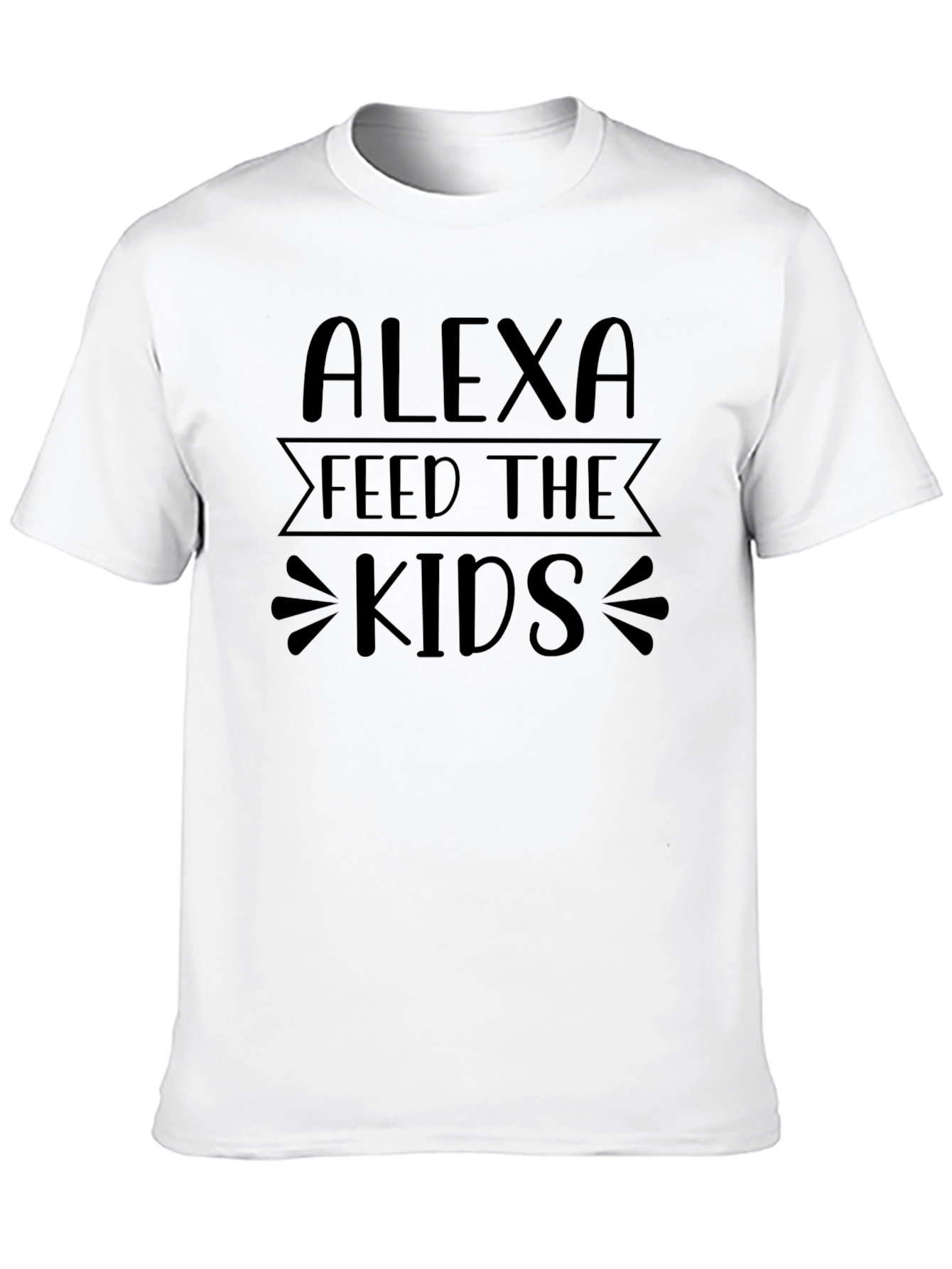 Alexa Feed The Kids Black T-Shirt
