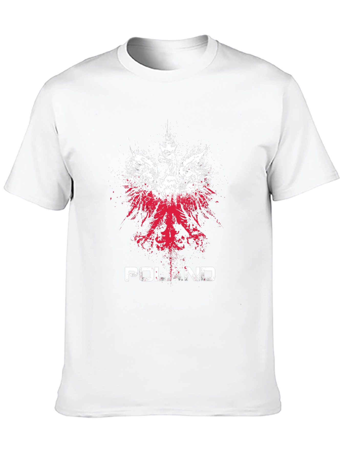 Poland Flag Eagle Black T-Shirt