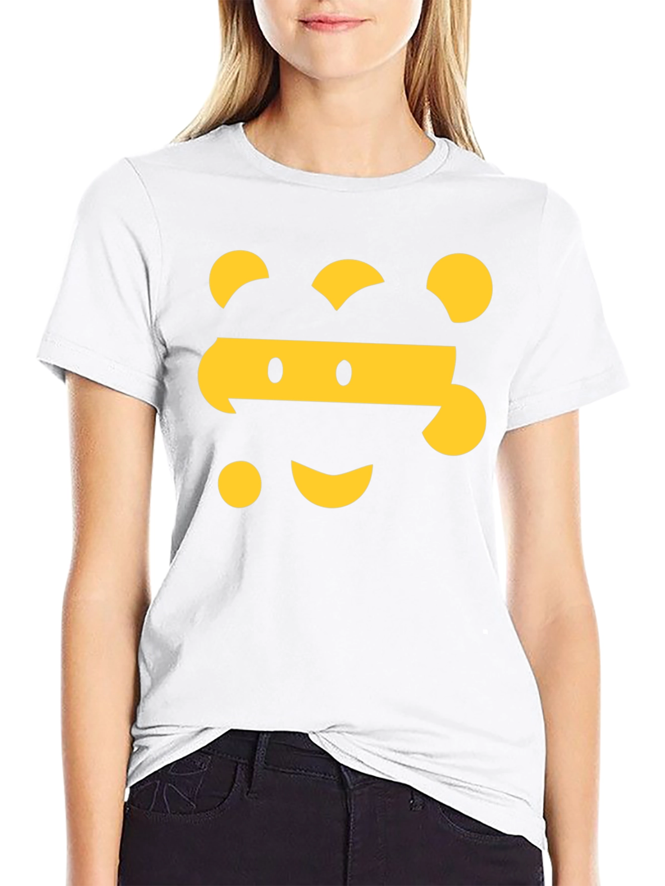 Funky Graphic Tee - Yellow Bear Design