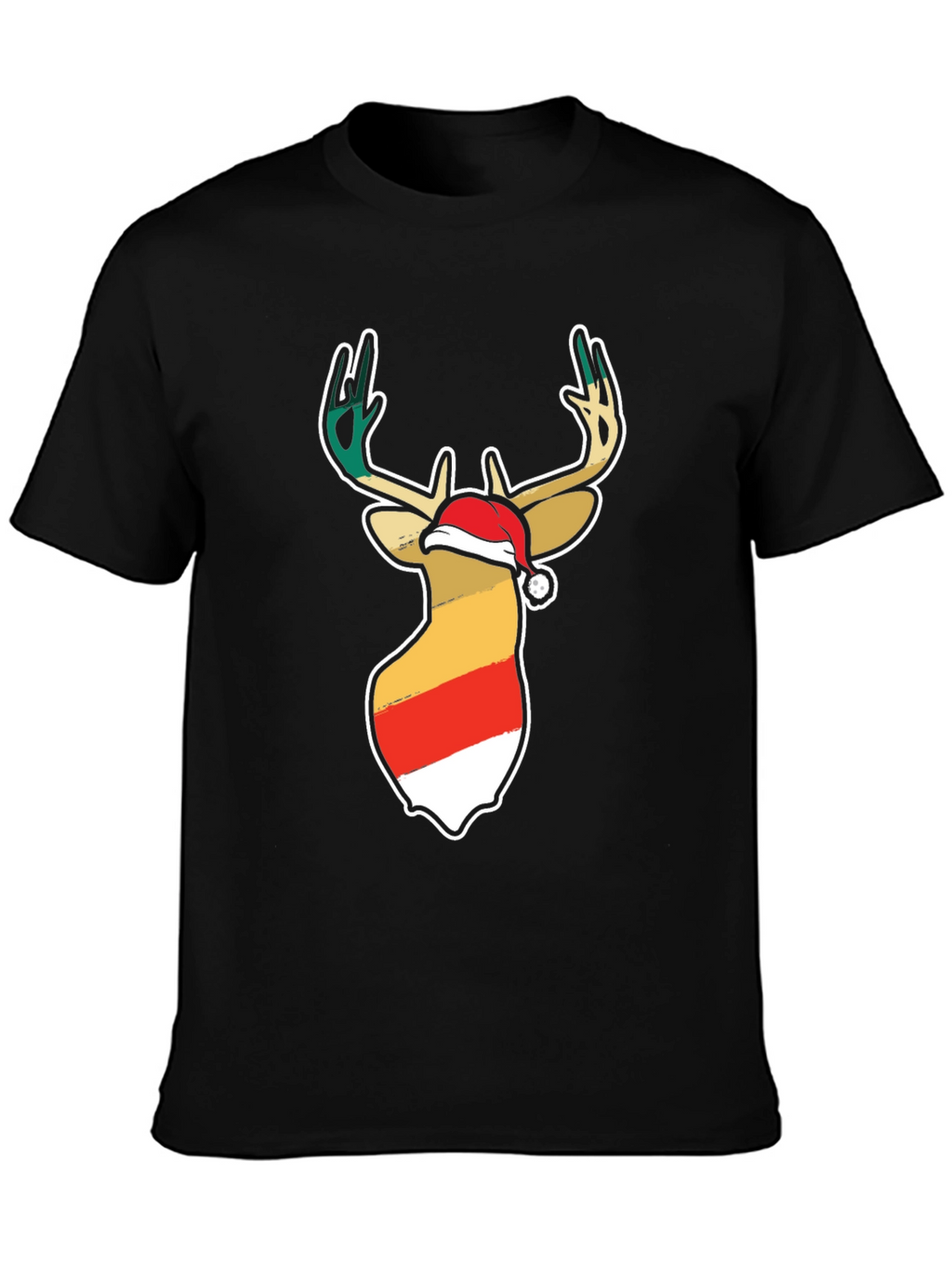 Festive Deer Christmas T-Shirt