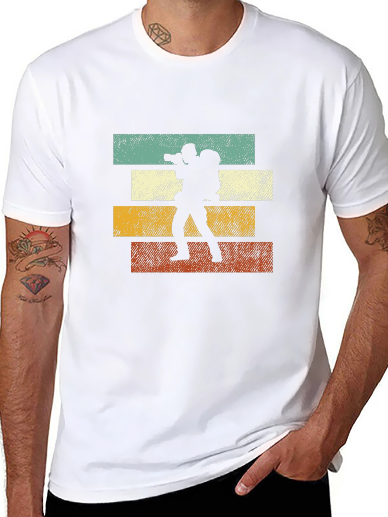 Retro Photographer Graphic T-Shirt