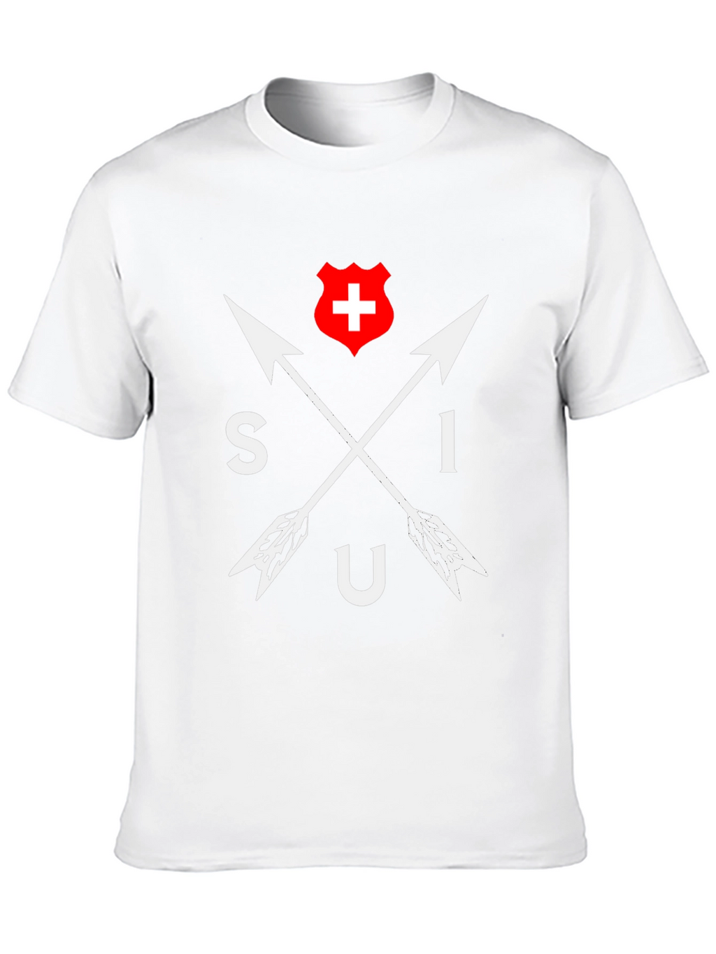 SIU Switzerland Arrow T-Shirt - Black Cotton Tee