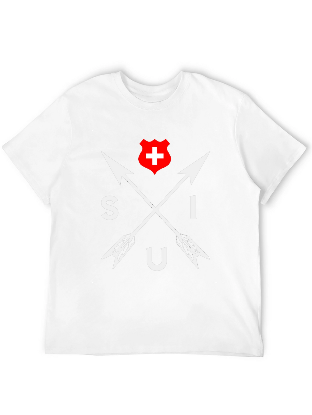 SIU Switzerland Arrow T-Shirt - Black Cotton Tee
