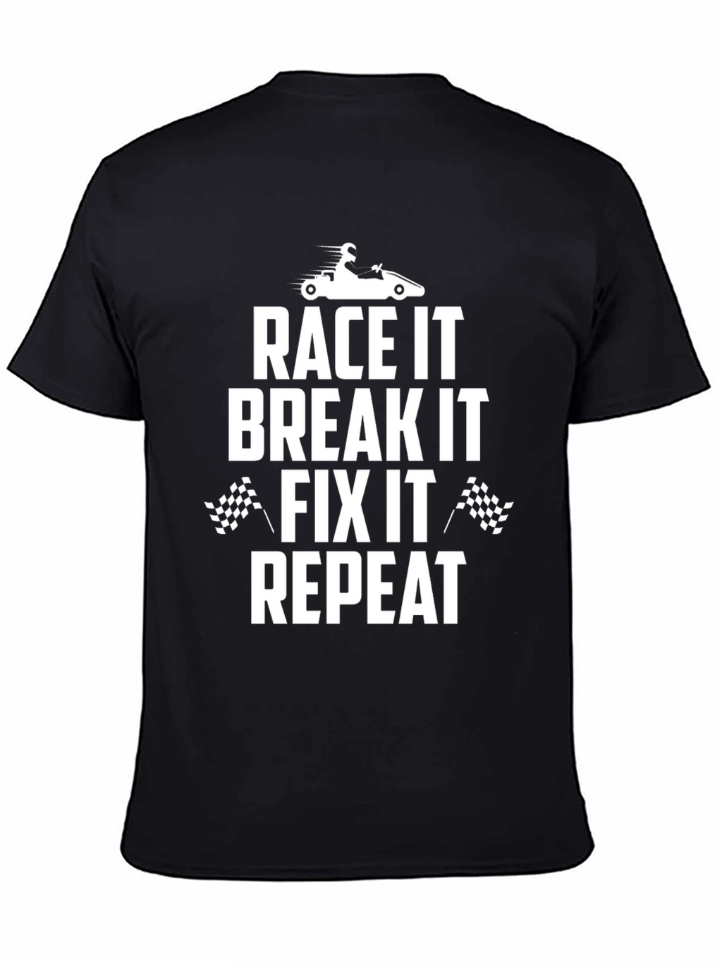 Race It Break It Fix It Repeat Graphic Tee