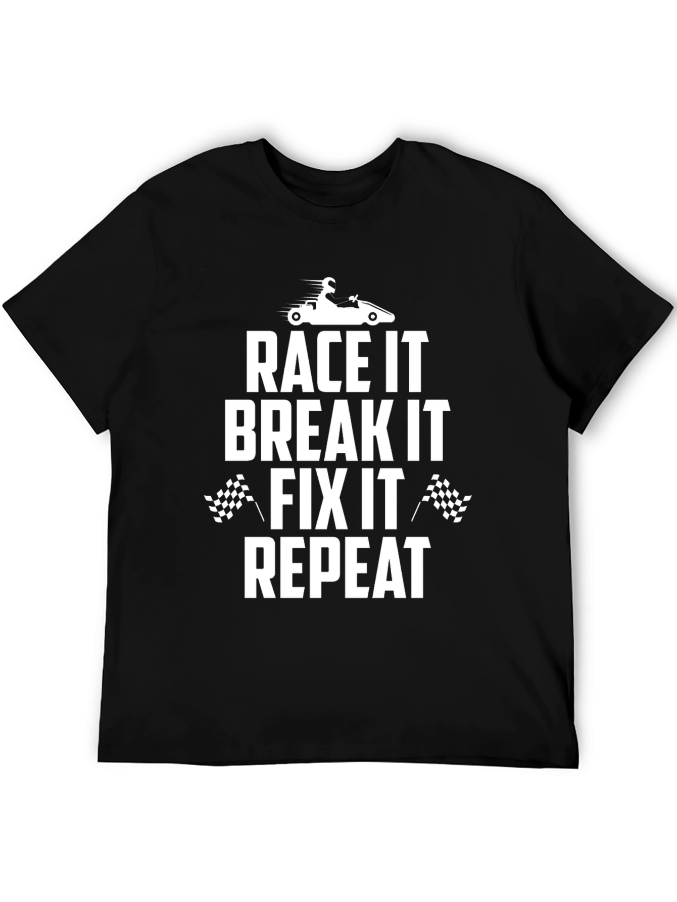 Race It Break It Fix It Repeat Graphic Tee