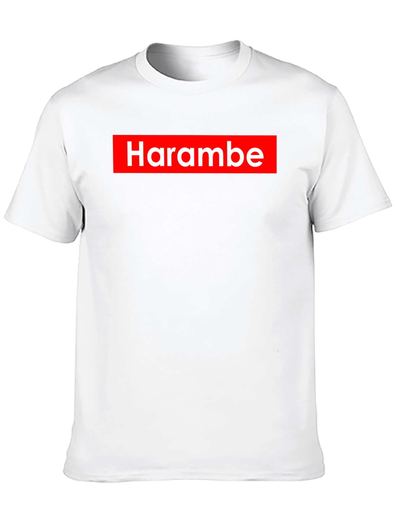 Harambe Graphic Print T-Shirt - Supreme Style