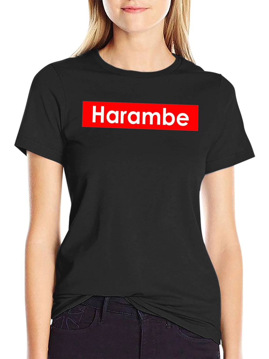 Harambe Graphic Print T-Shirt - Supreme Style