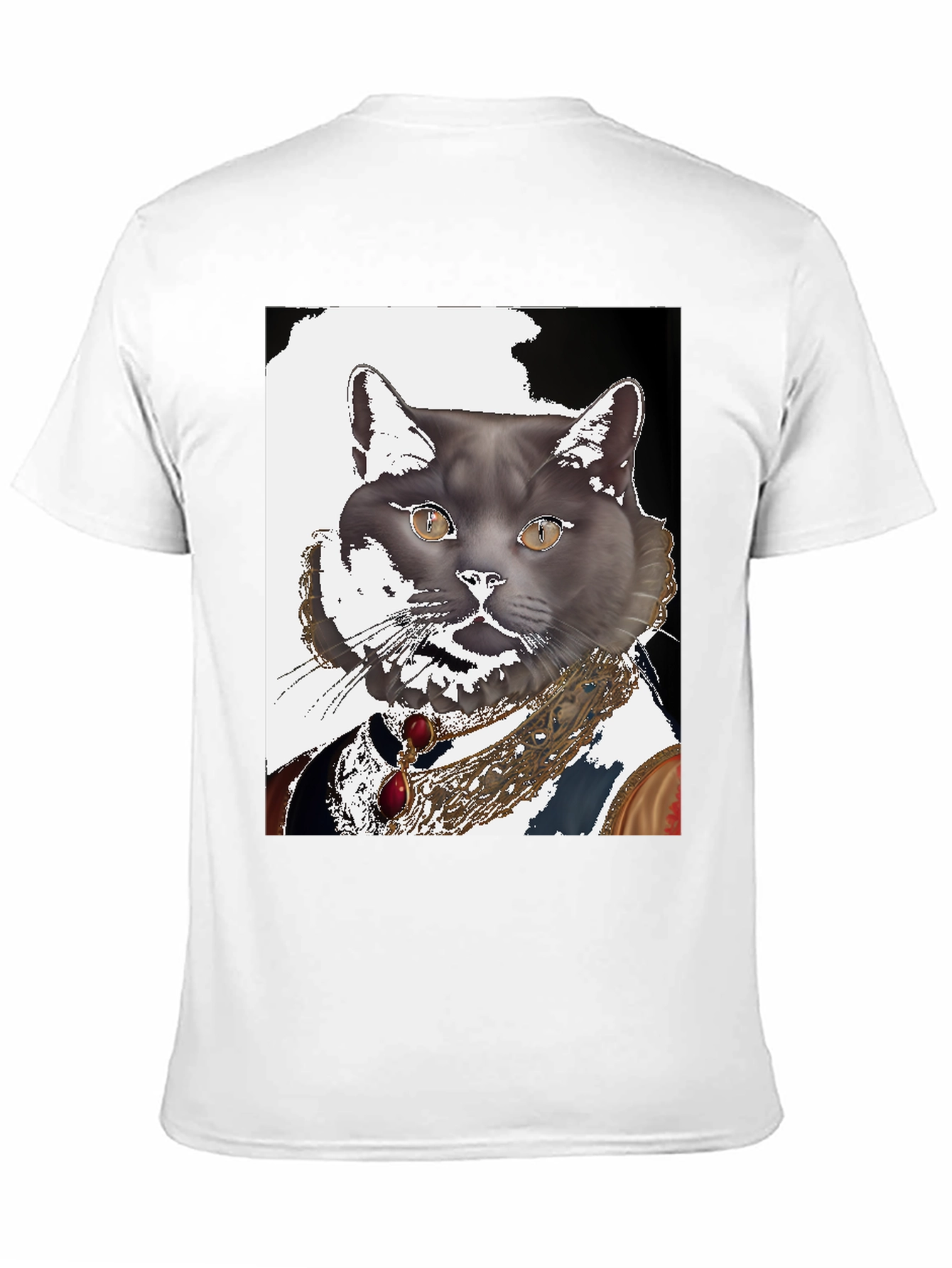 Regal Cat Portrait T-Shirt