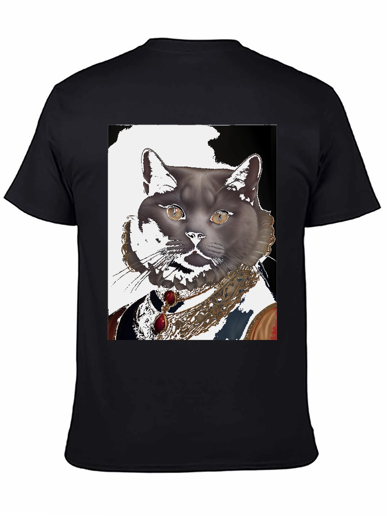 Regal Cat Portrait T-Shirt