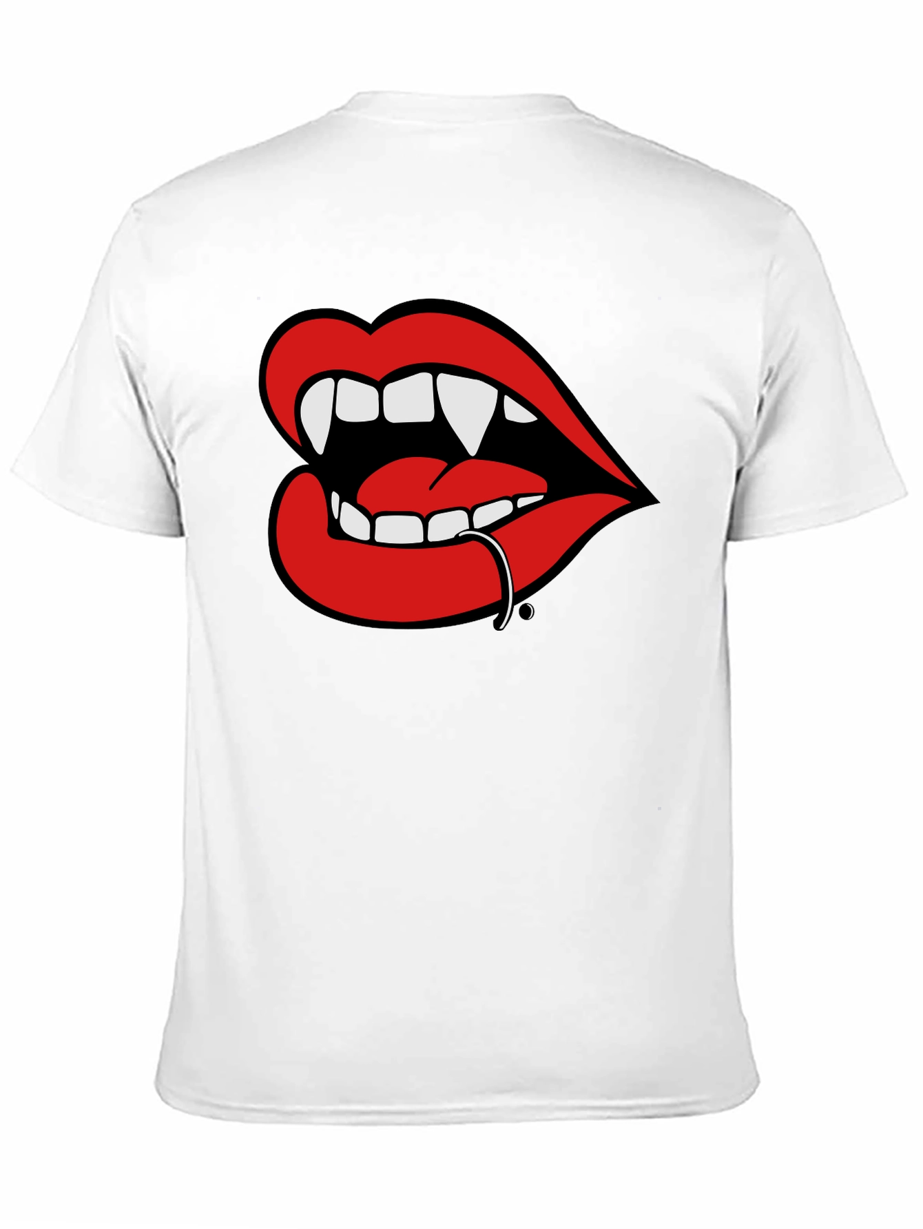 Vampire Lips T-Shirt: Bold Graphic Tee