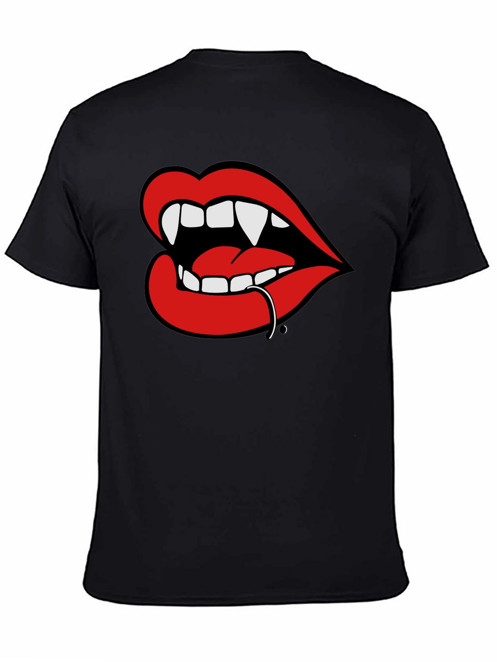 Vampire Lips T-Shirt: Bold Graphic Tee