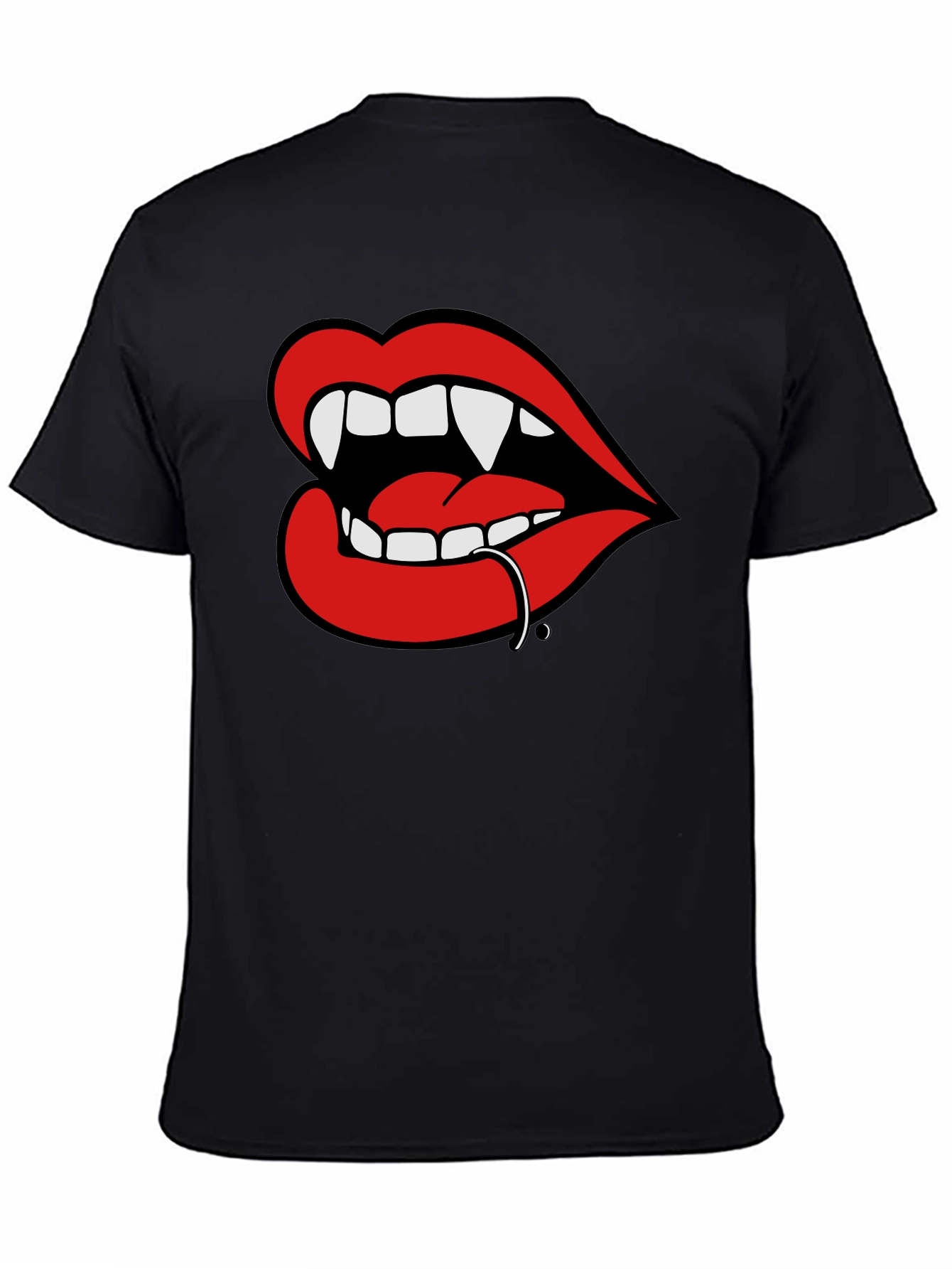 Vampire Lips T-Shirt: Bold Graphic Tee