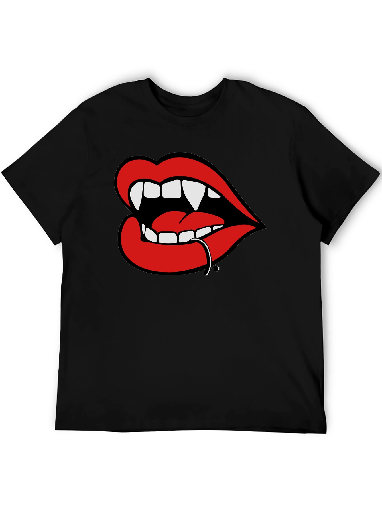 Vampire Lips T-Shirt: Bold Graphic Tee