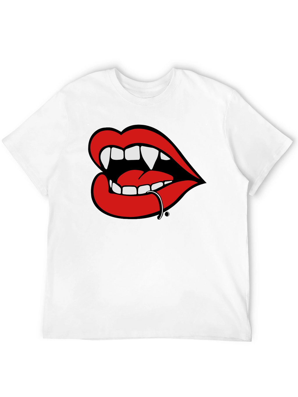 Vampire Lips T-Shirt: Bold Graphic Tee