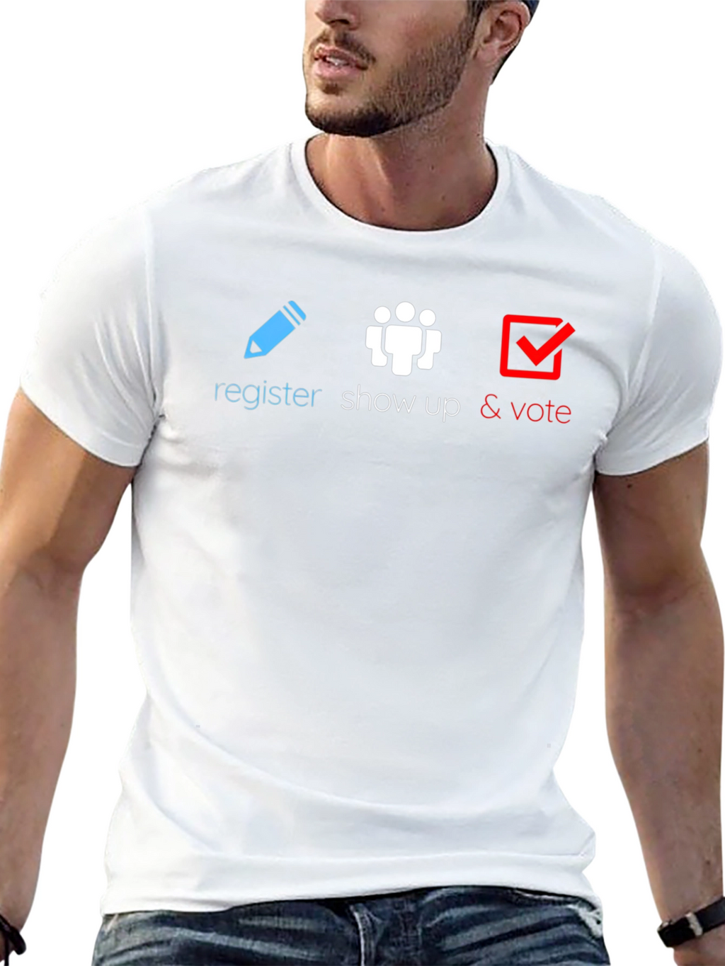 Register Show Up Vote T-Shirt