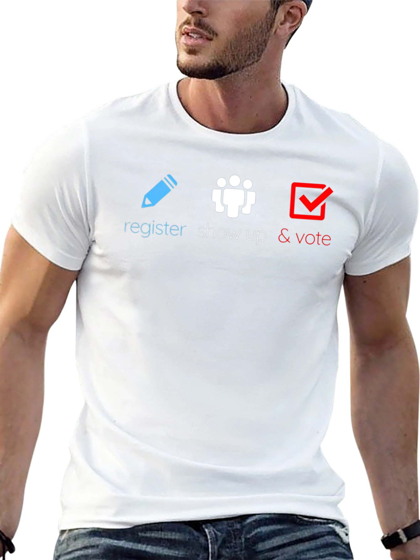 Register Show Up Vote T-Shirt