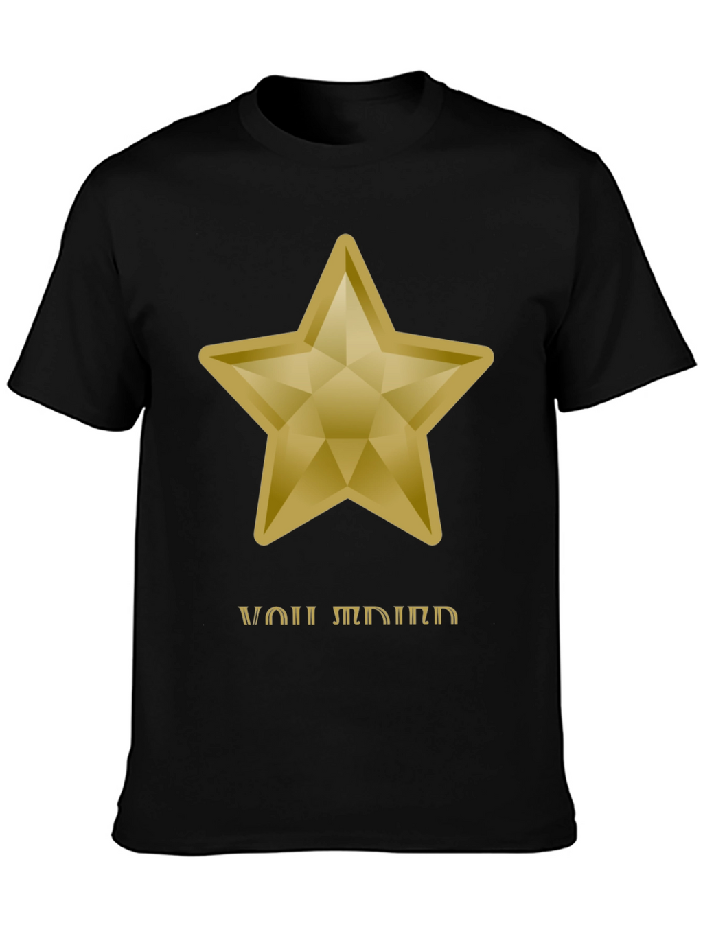 Gold Star Graphic Tee - You Shine Bright!