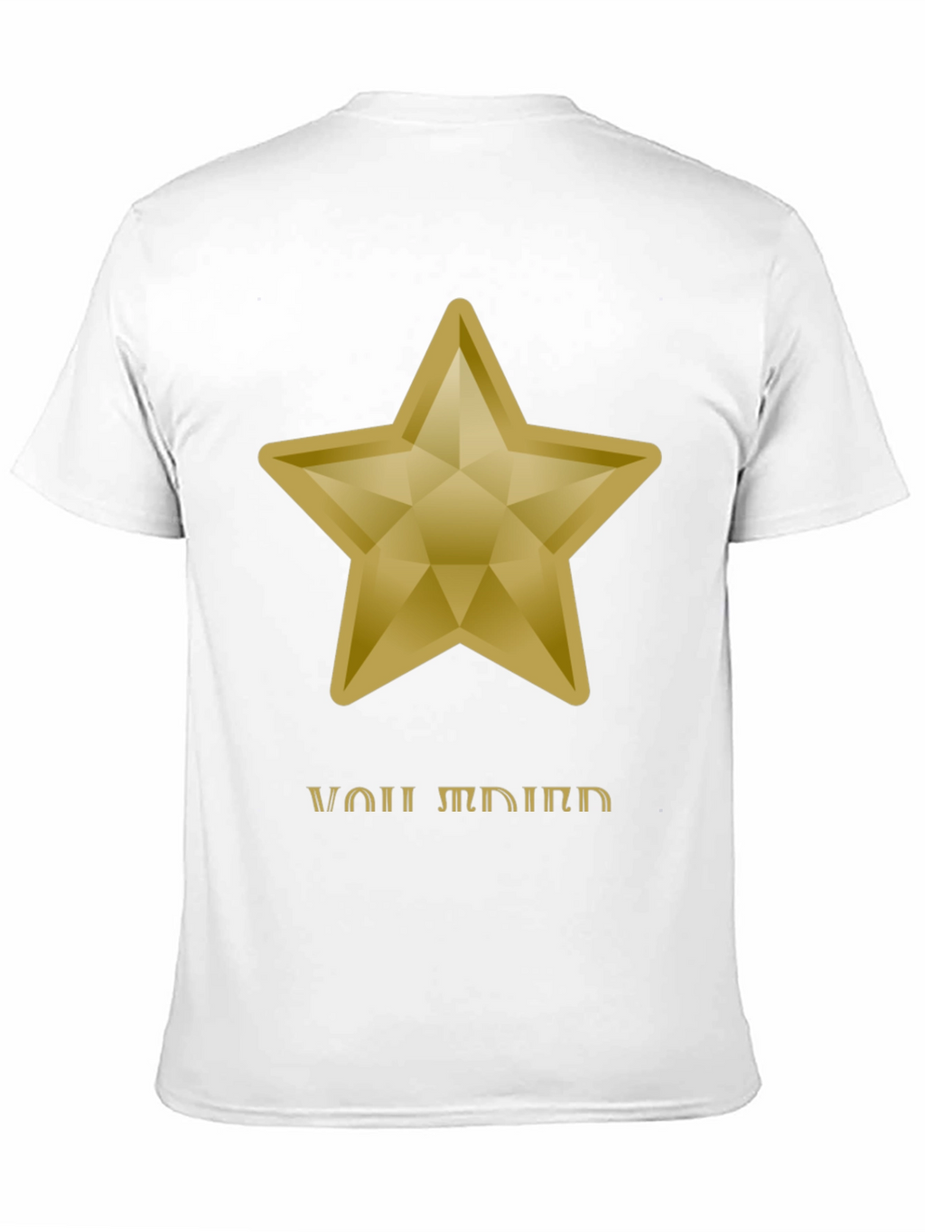 Gold Star Graphic Tee - You Shine Bright!