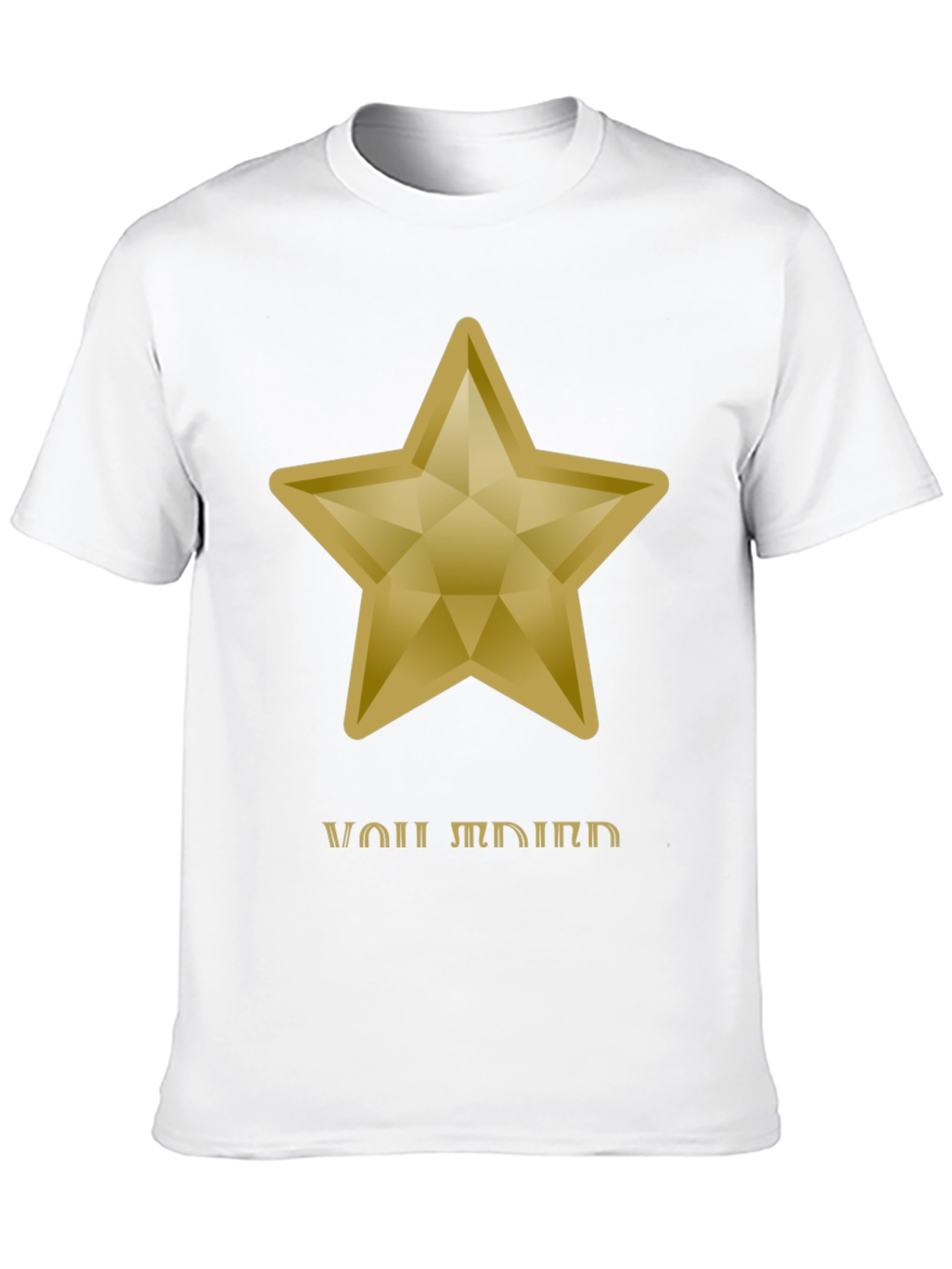 Gold Star Graphic Tee - You Shine Bright!