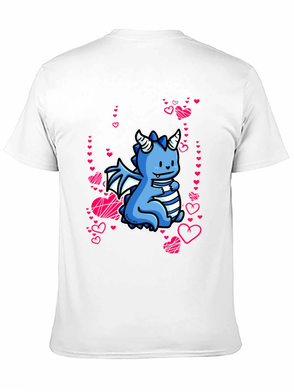 Cute Dragon Valentines Day Graphic Tee