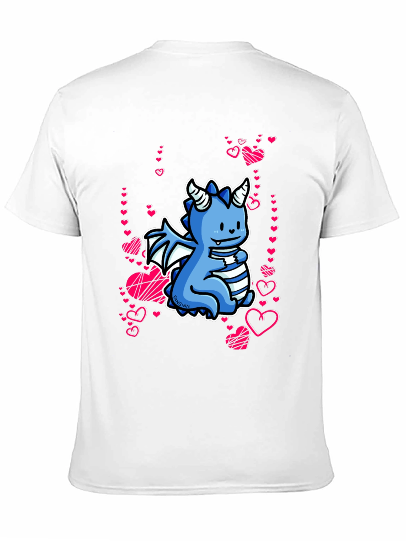 Cute Dragon Valentines Day Graphic Tee