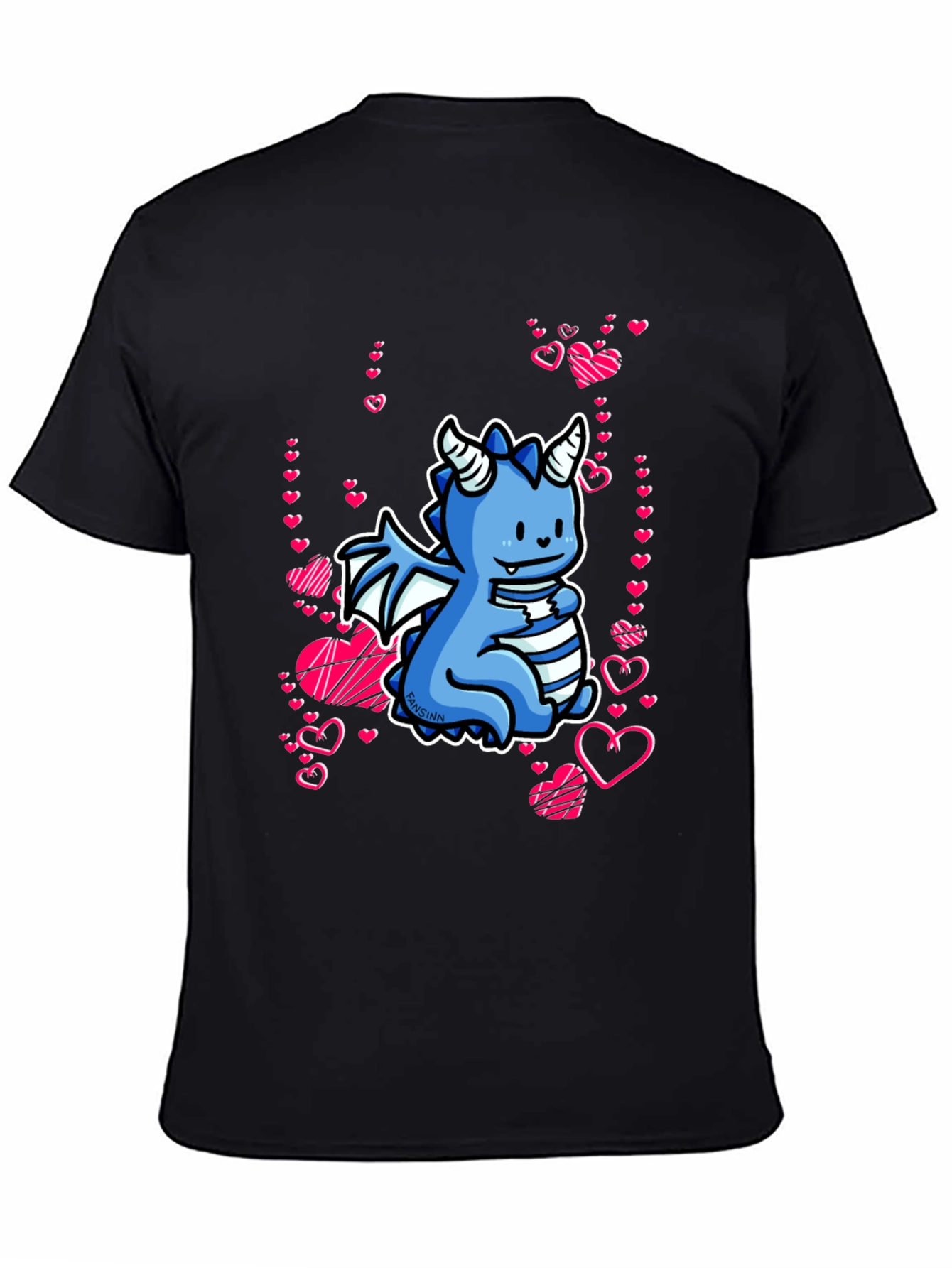 Cute Dragon Valentines Day Graphic Tee