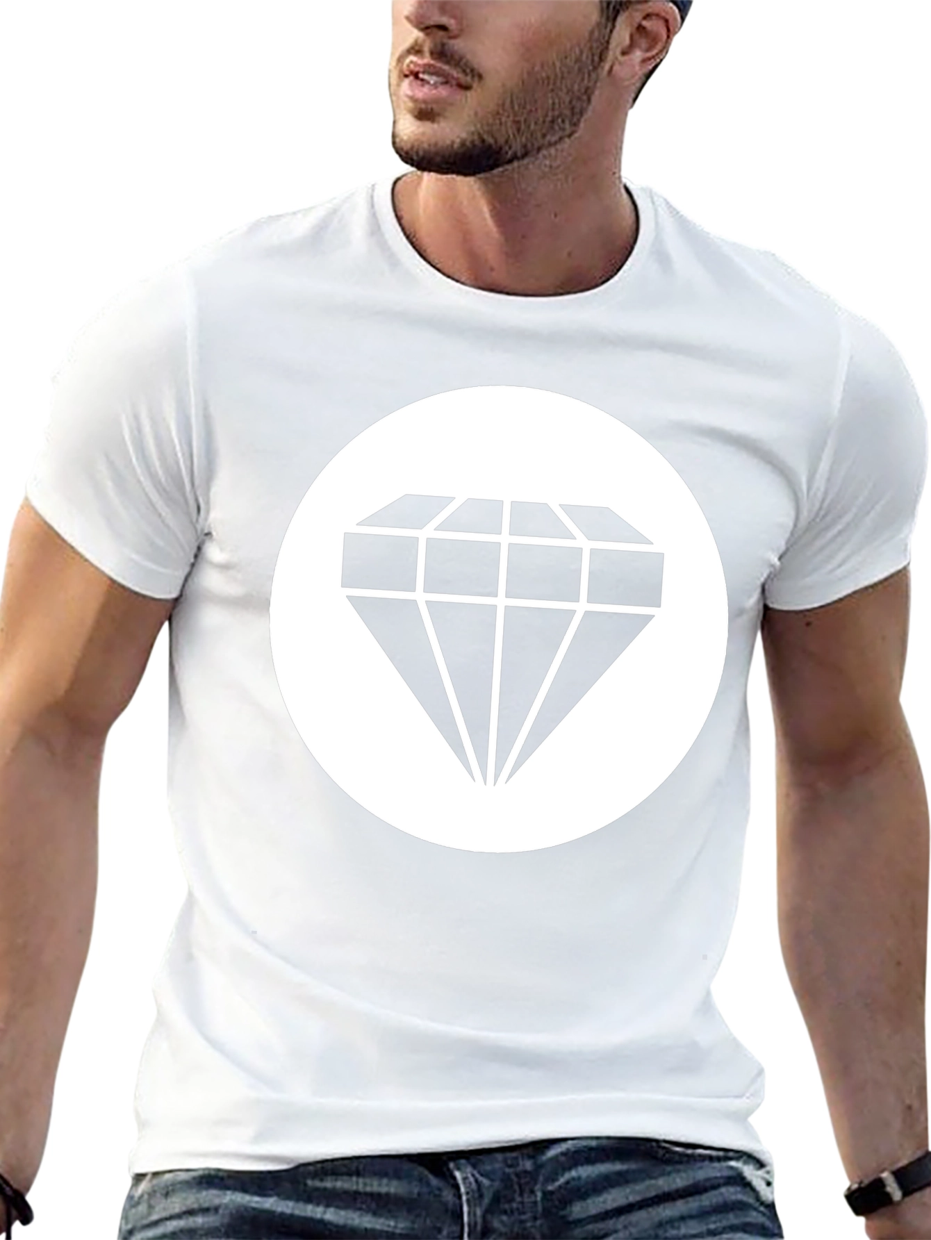 Diamond Graphic Black T-Shirt
