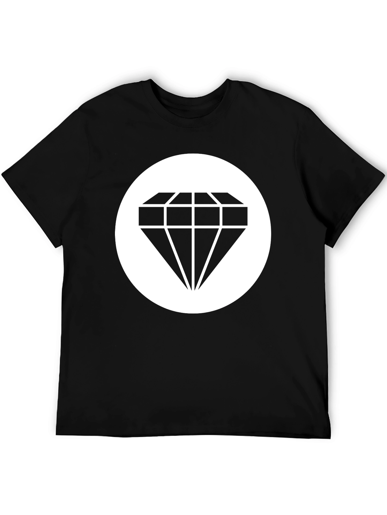 Diamond Graphic Black T-Shirt