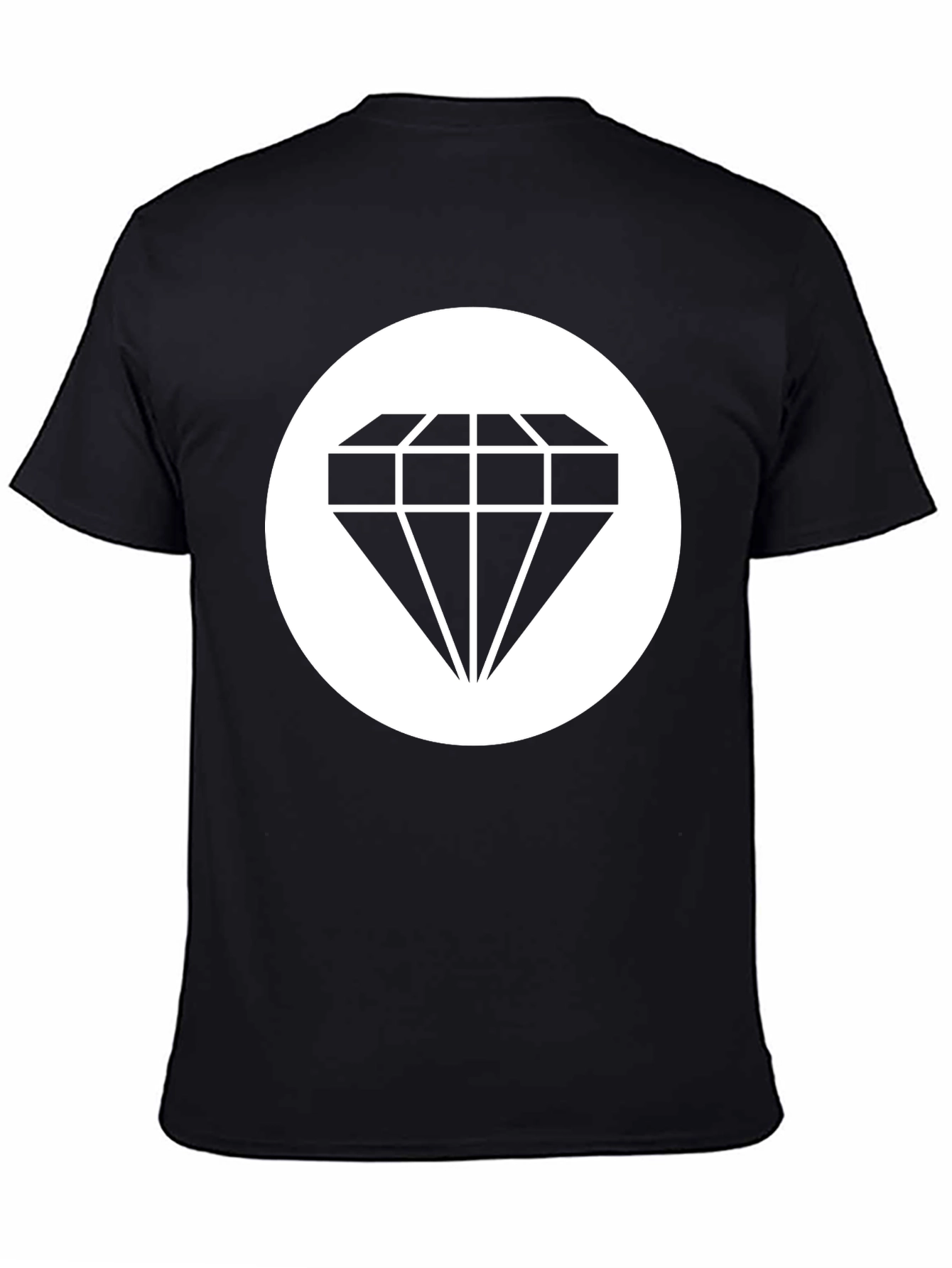 Diamond Graphic Black T-Shirt