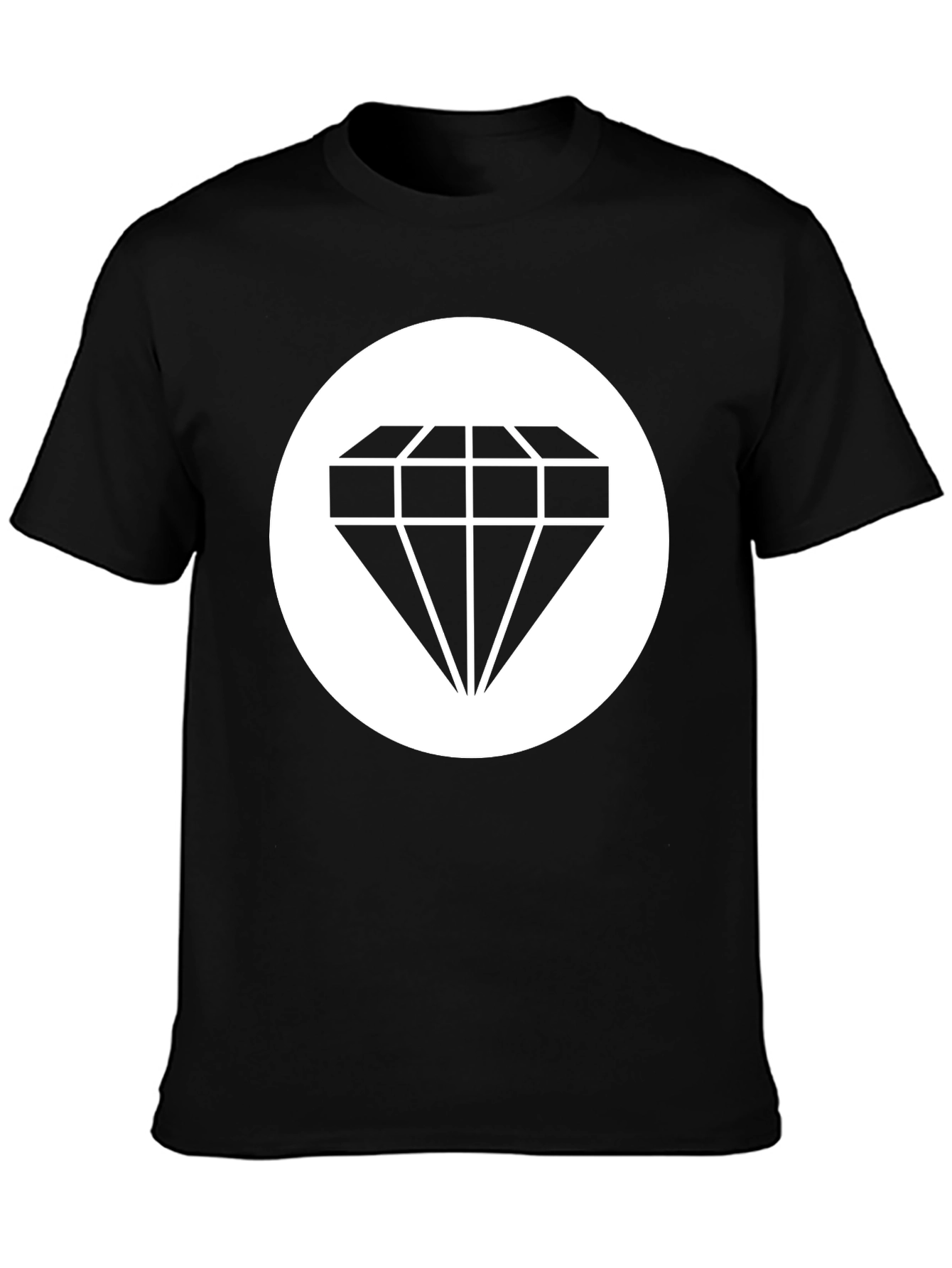 Diamond Graphic Black T-Shirt