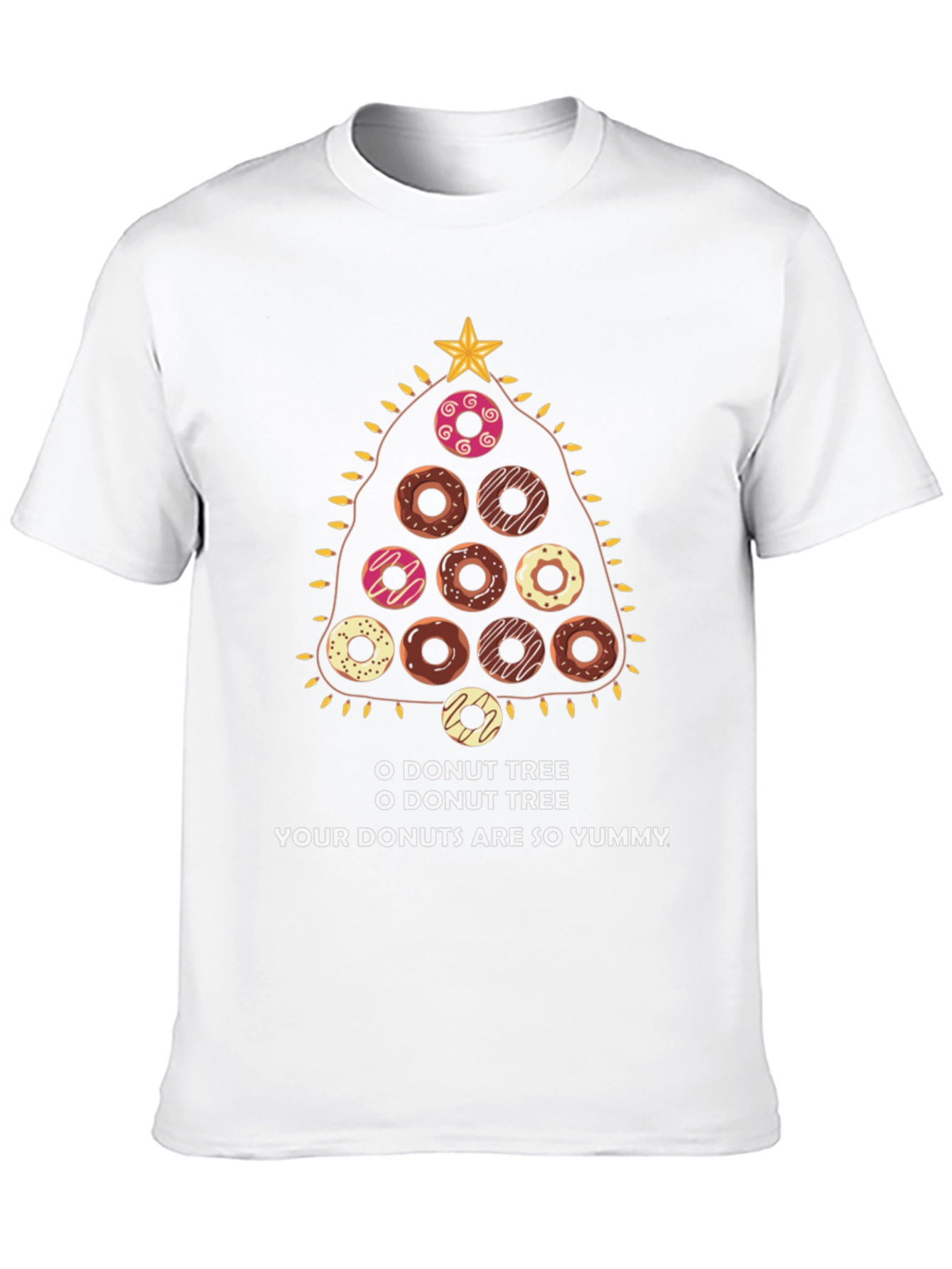 O Donut Tree T-Shirt - Christmas Holiday Tee