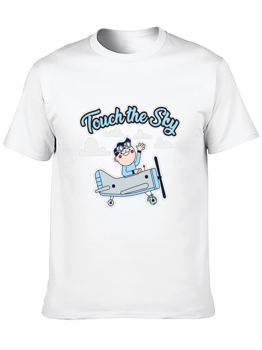 Touch the Sky T-Shirt - Airplane & Pilot Design