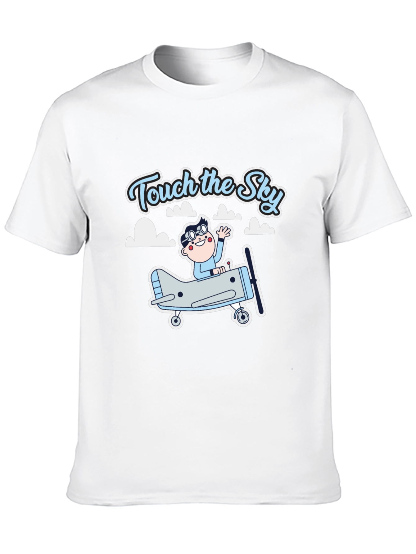 Touch the Sky T-Shirt - Airplane & Pilot Design