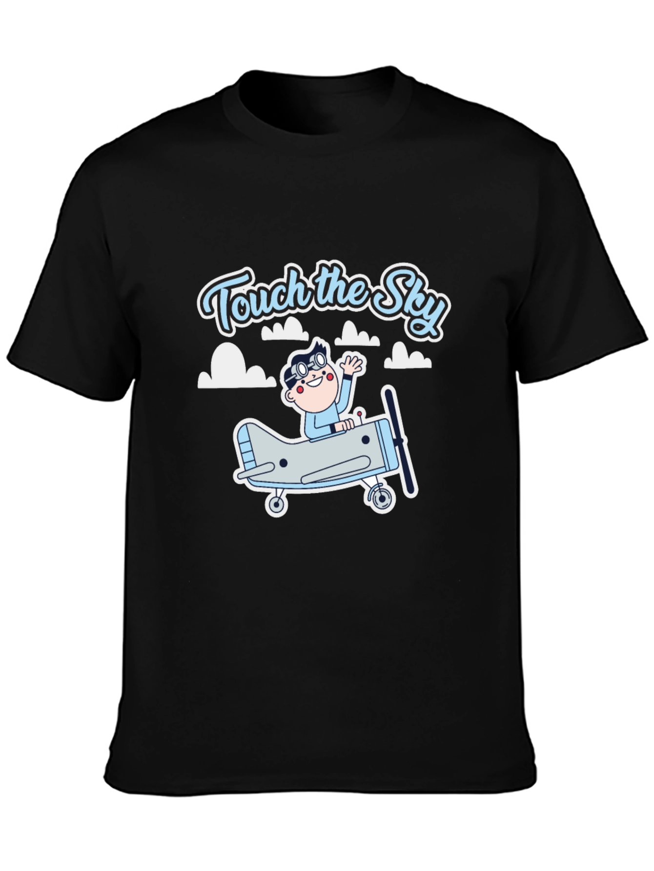 Touch the Sky T-Shirt - Airplane & Pilot Design