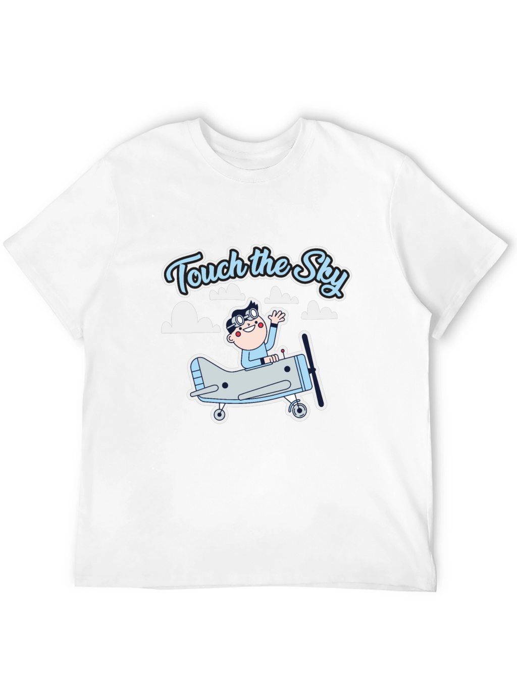 Touch the Sky T-Shirt - Airplane & Pilot Design