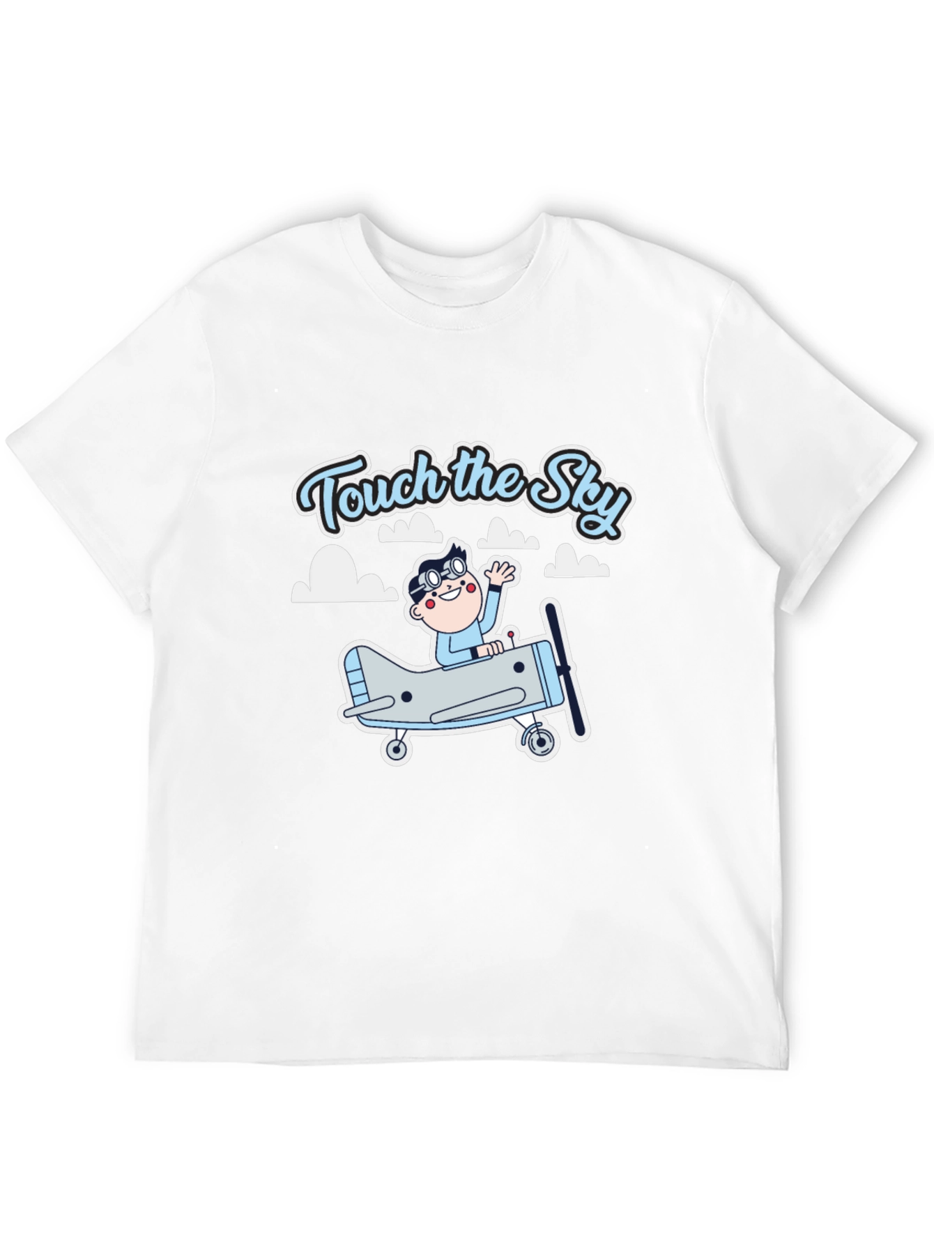 Touch the Sky T-Shirt - Airplane & Pilot Design