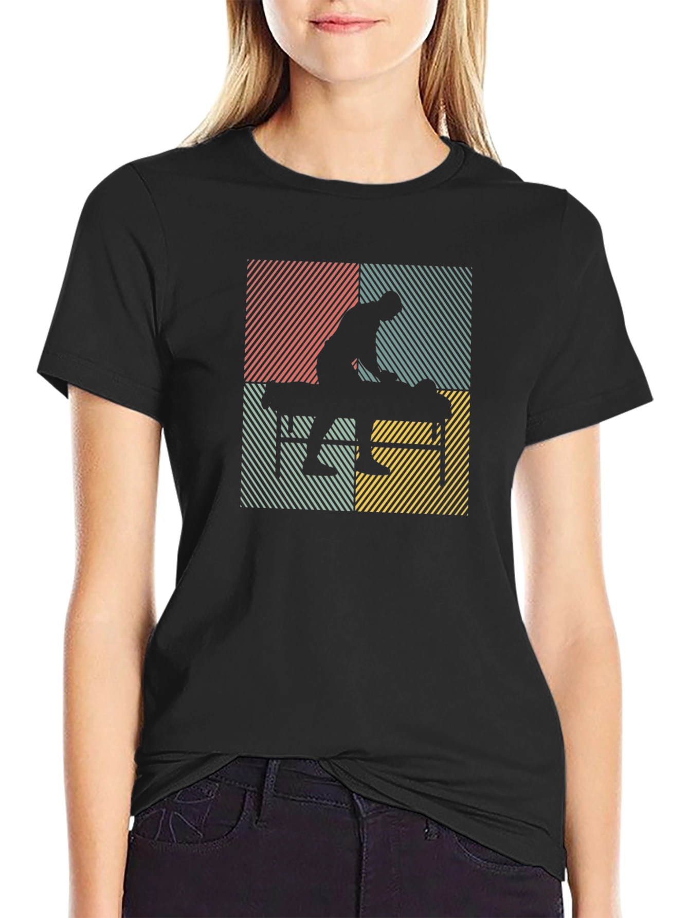 Massage Therapist Retro Style T-Shirt