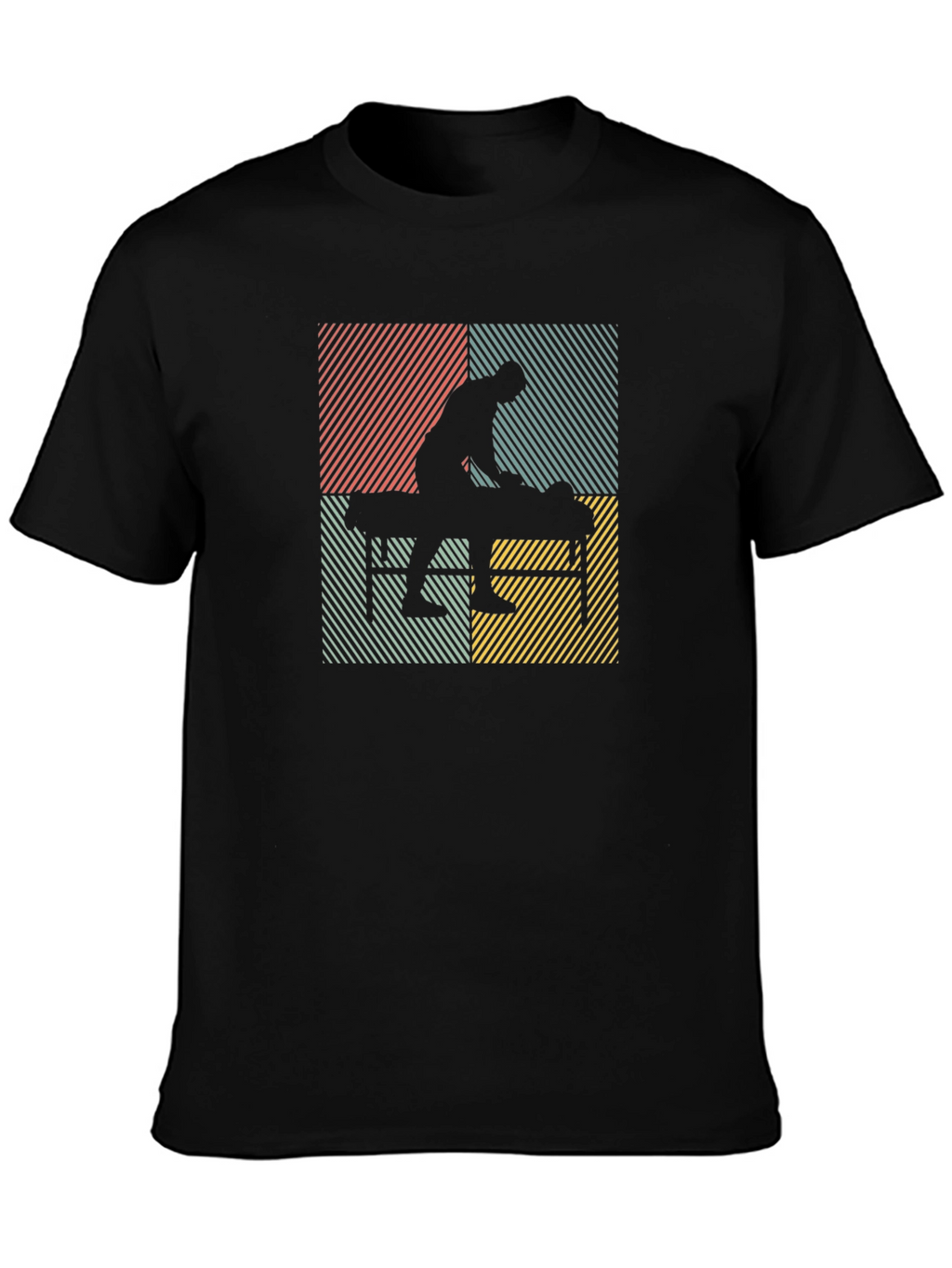 Massage Therapist Retro Style T-Shirt