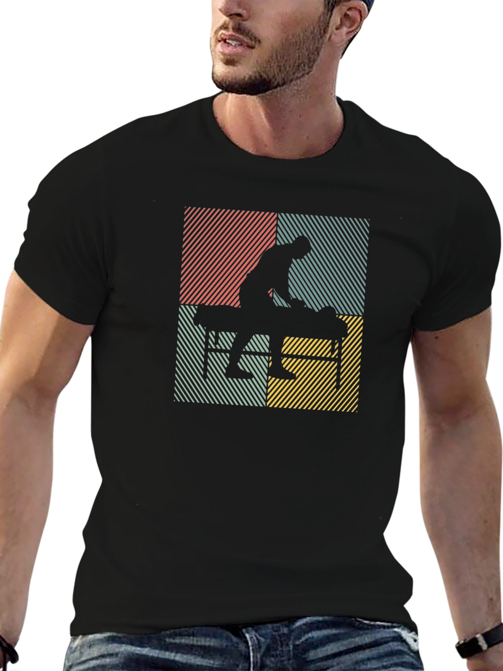 Massage Therapist Retro Style T-Shirt